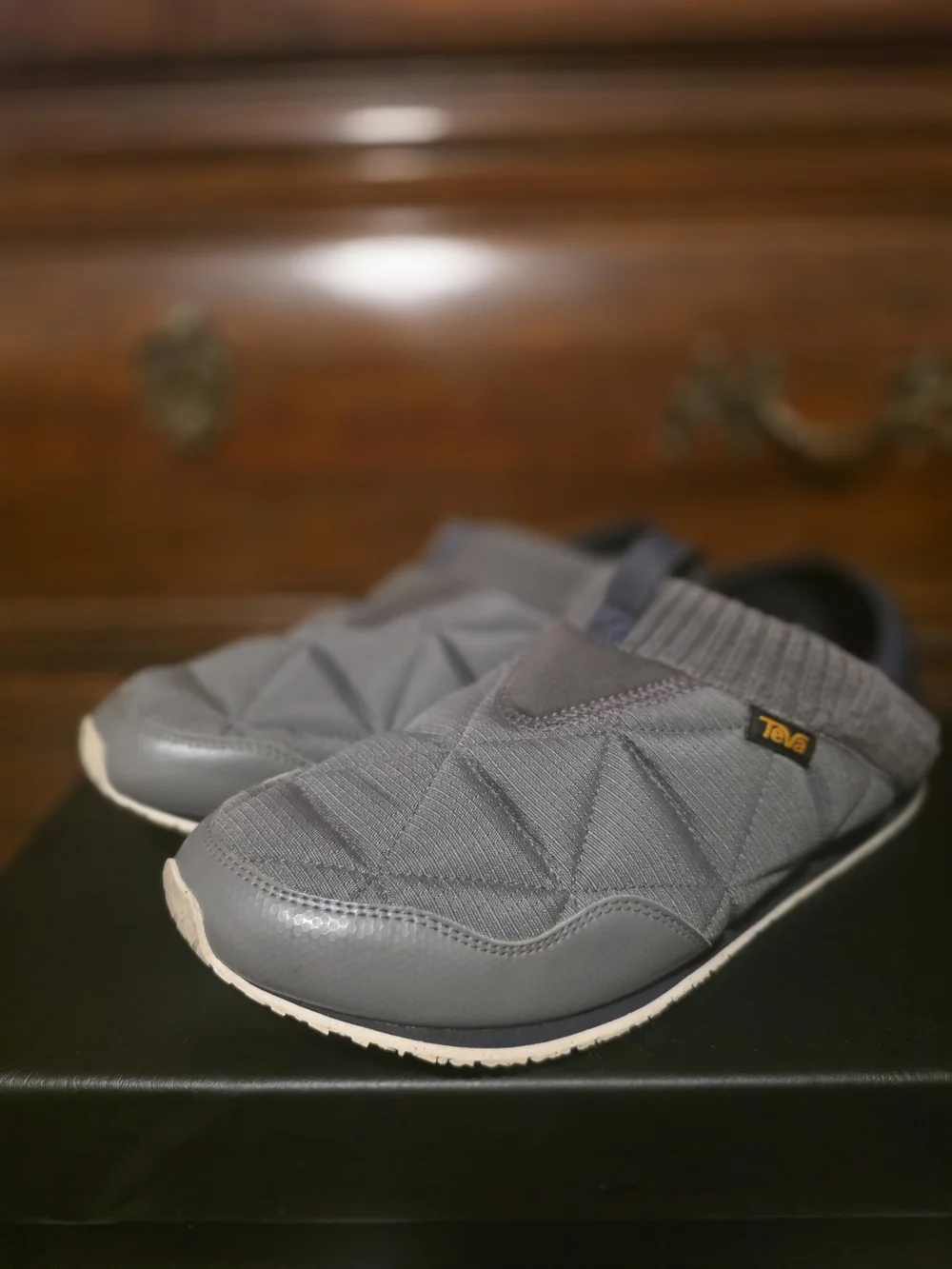 Teva Men's Slip-On Quilted Travel Shoe - Gray